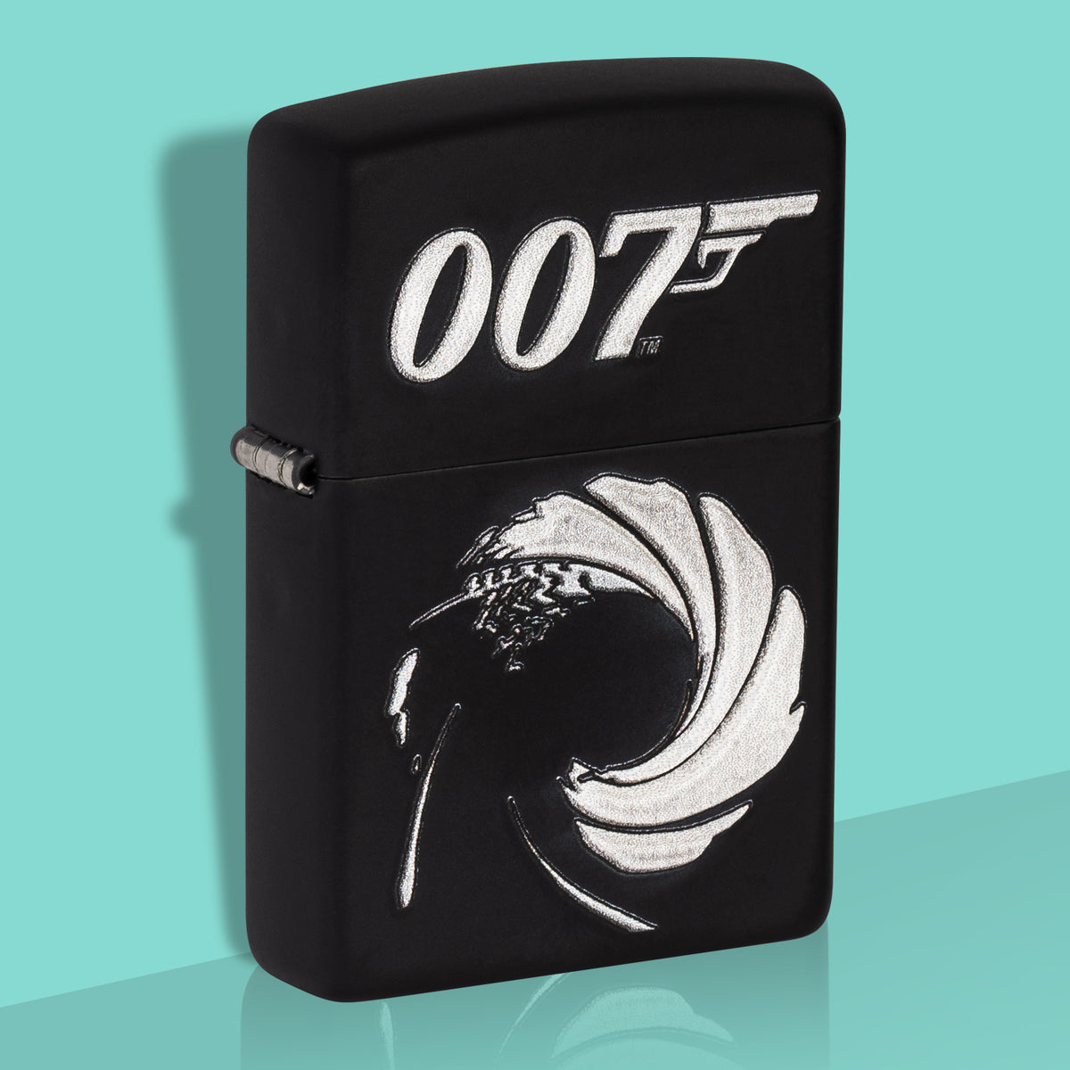 James Bond Zippo Lighter - Polished Black