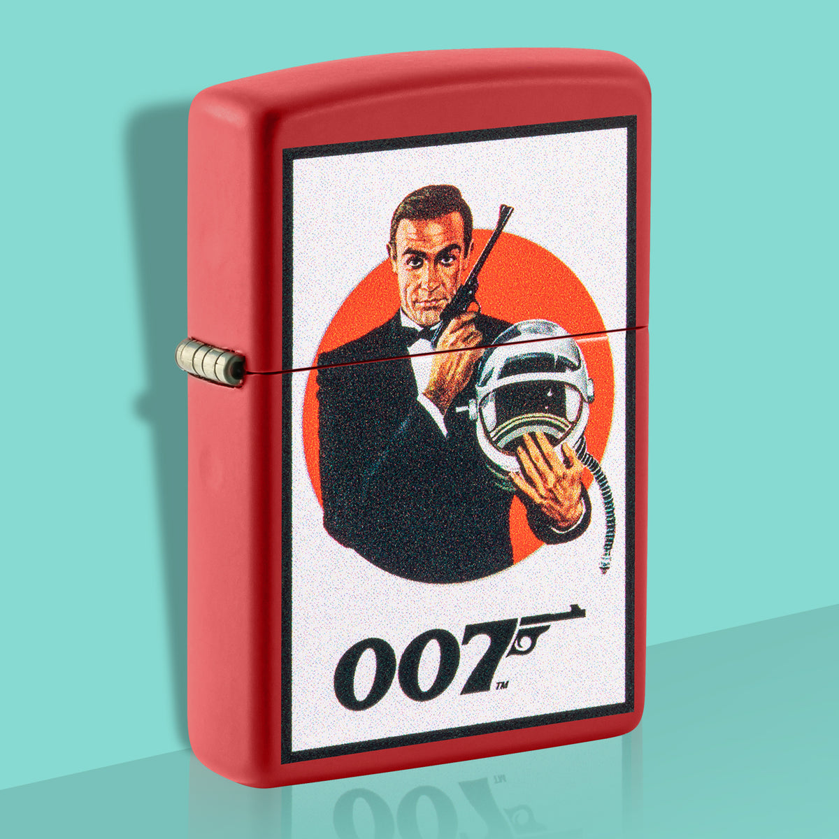 James Bond Zippo Lighter - You Only Live Twice Red Case