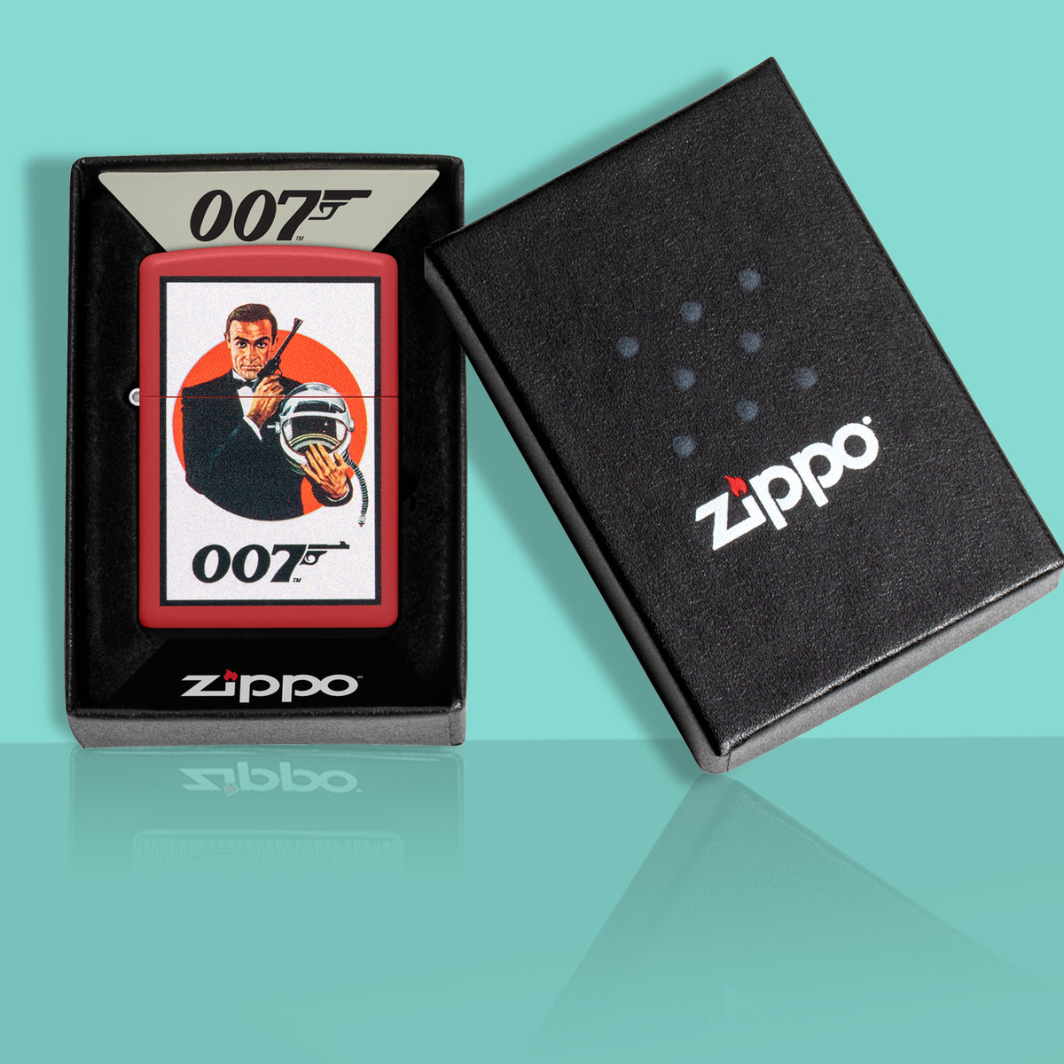 James Bond Zippo Lighter - You Only Live Twice Red Case