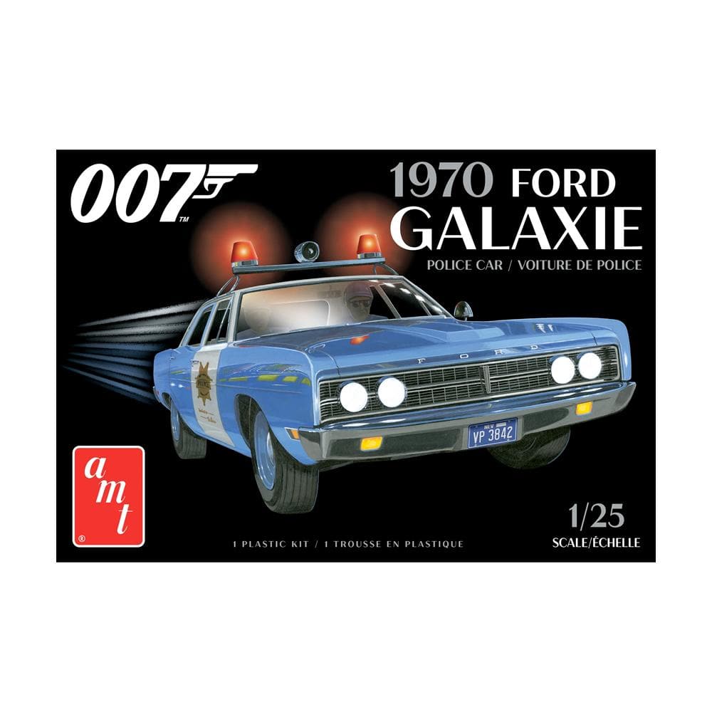 James Bond Ford Police Car Model Kit - Diamonds Are Forever Edition - by AMT - 007STORE