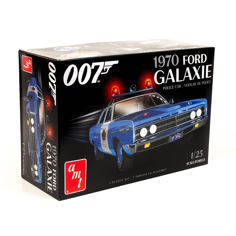 James Bond Ford Police Car Model Kit - Diamonds Are Forever Edition - by AMT