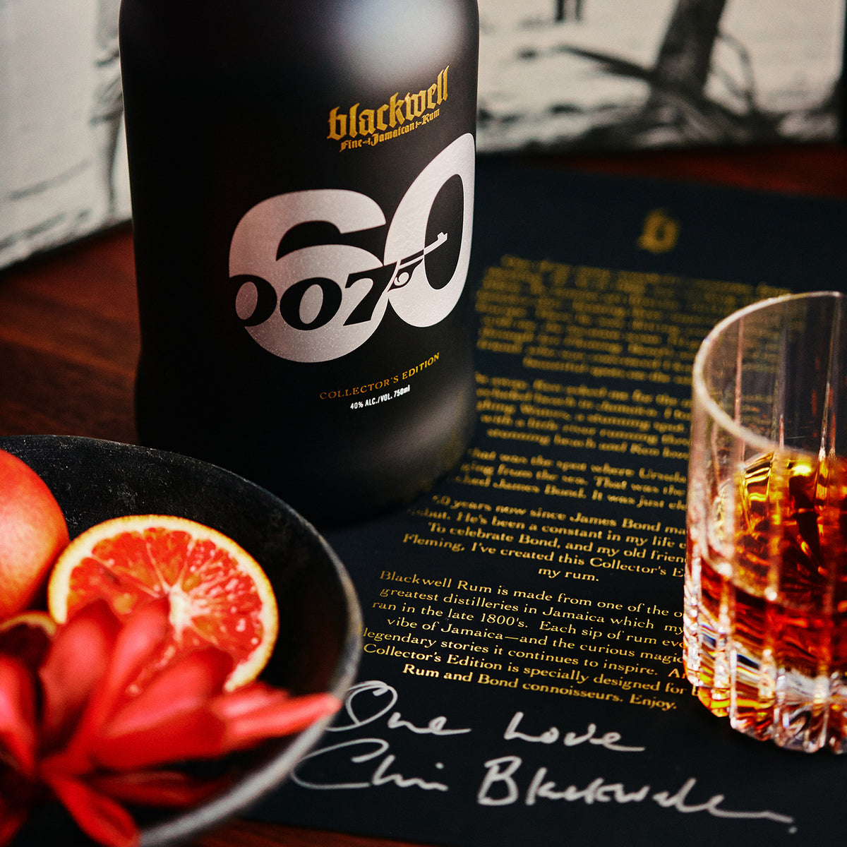 James Bond Jamaican Rum - Signed &amp; Numbered Edition - By Blackwell Rum