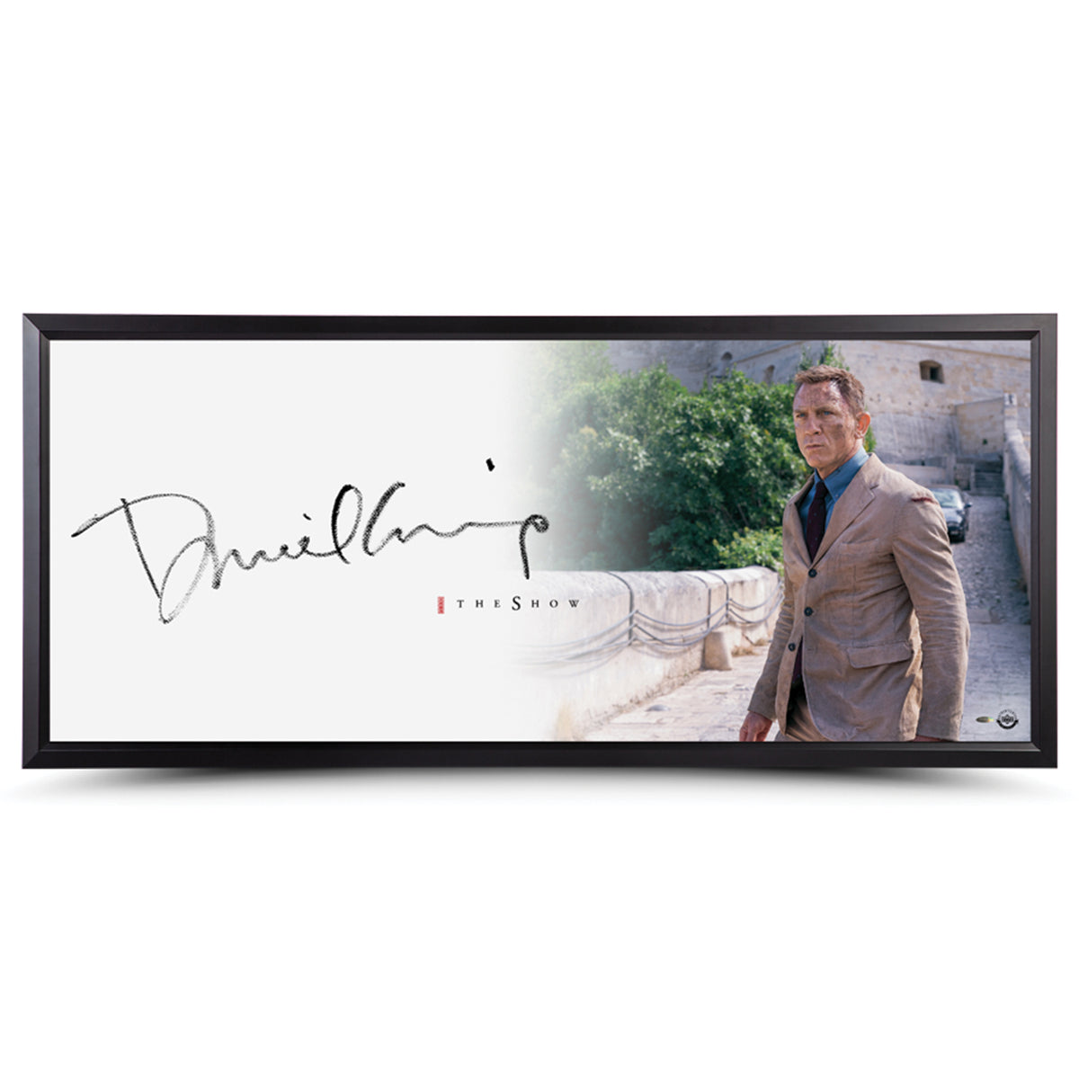 James Bond Daniel Craig Autographed Framed Print - No Time To Die Matera Edition