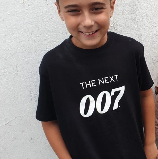 James Bond The Next 007 Kids Black T-Shirt